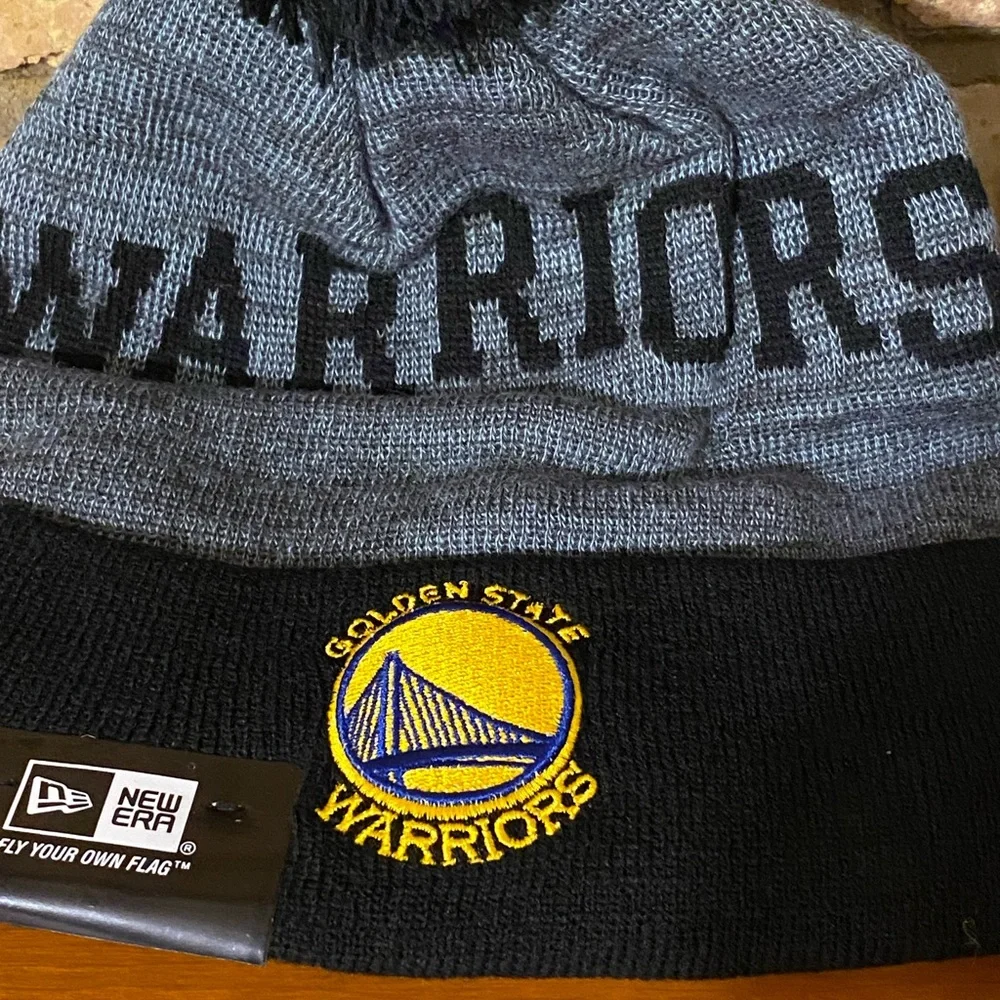 NWT New Era Golden State Warriors‎ Fireside Knit Winter Hat OSFA